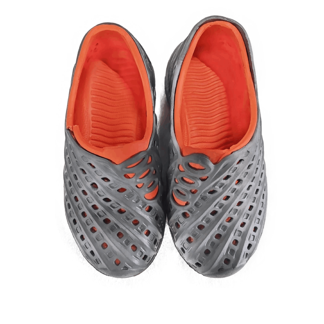 EVA Clogs-D.Grey Orange