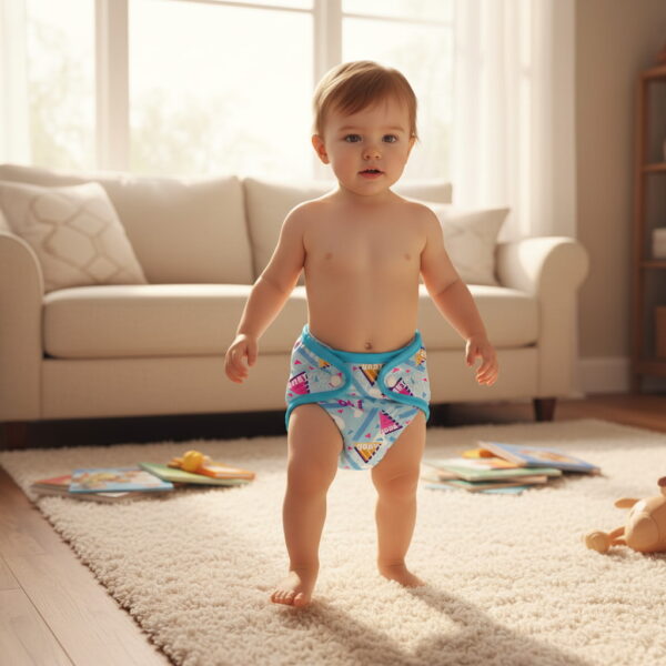 Paw Paw Printed Cloth Reusable Diapers