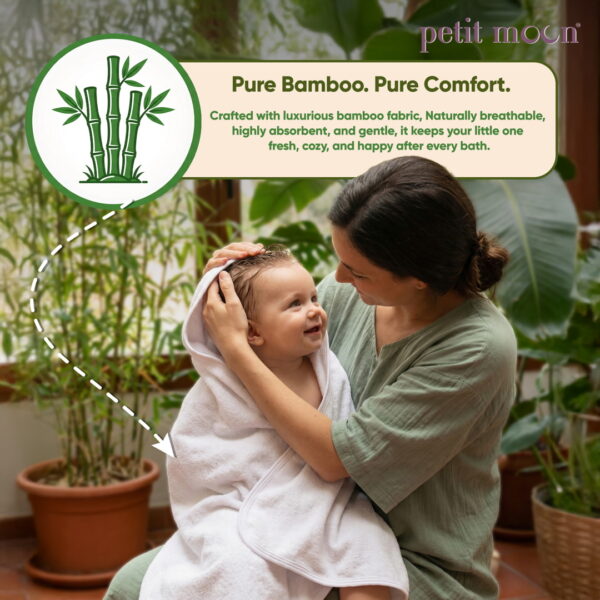 PM Bamboo bath towel white